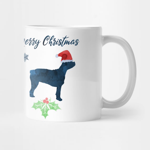 Christmas Dog - Boston Terrier by TheJollyMarten